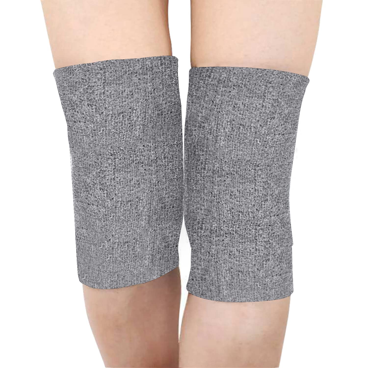 KING OF FLASH Knee Leg Warmers Thermal Sleeves Pads Dance Protection Breathable Soft Kneelet One Size Unisex Elastic Stretch Guard (1 Pair) โ image 1