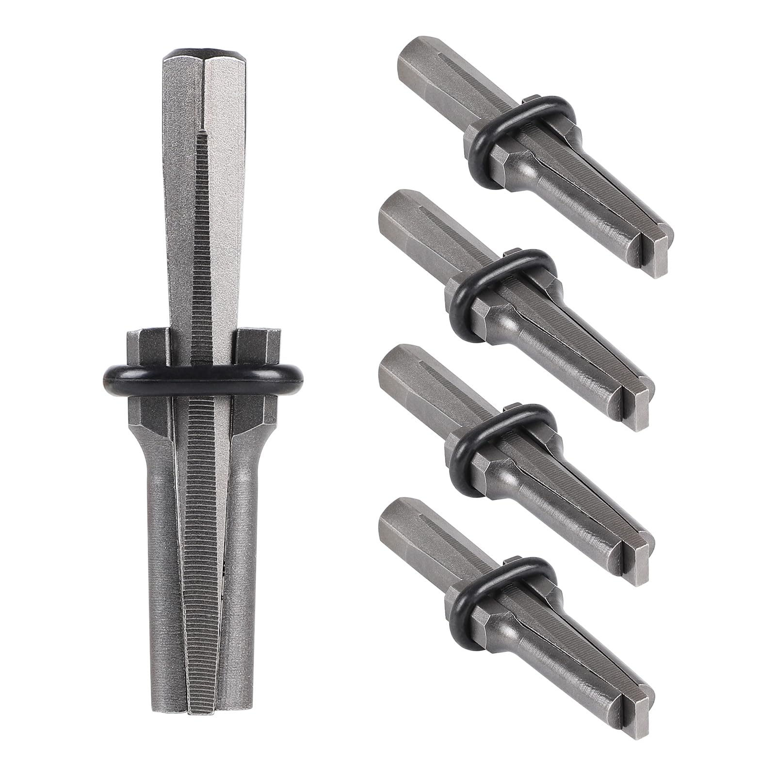 SWAWIS 5 Pezzi Cunei per Sspaccare le Rocce 16 mm Acciaio al Carbonio 105 mm per Tagliare Cemento Granito Marmo