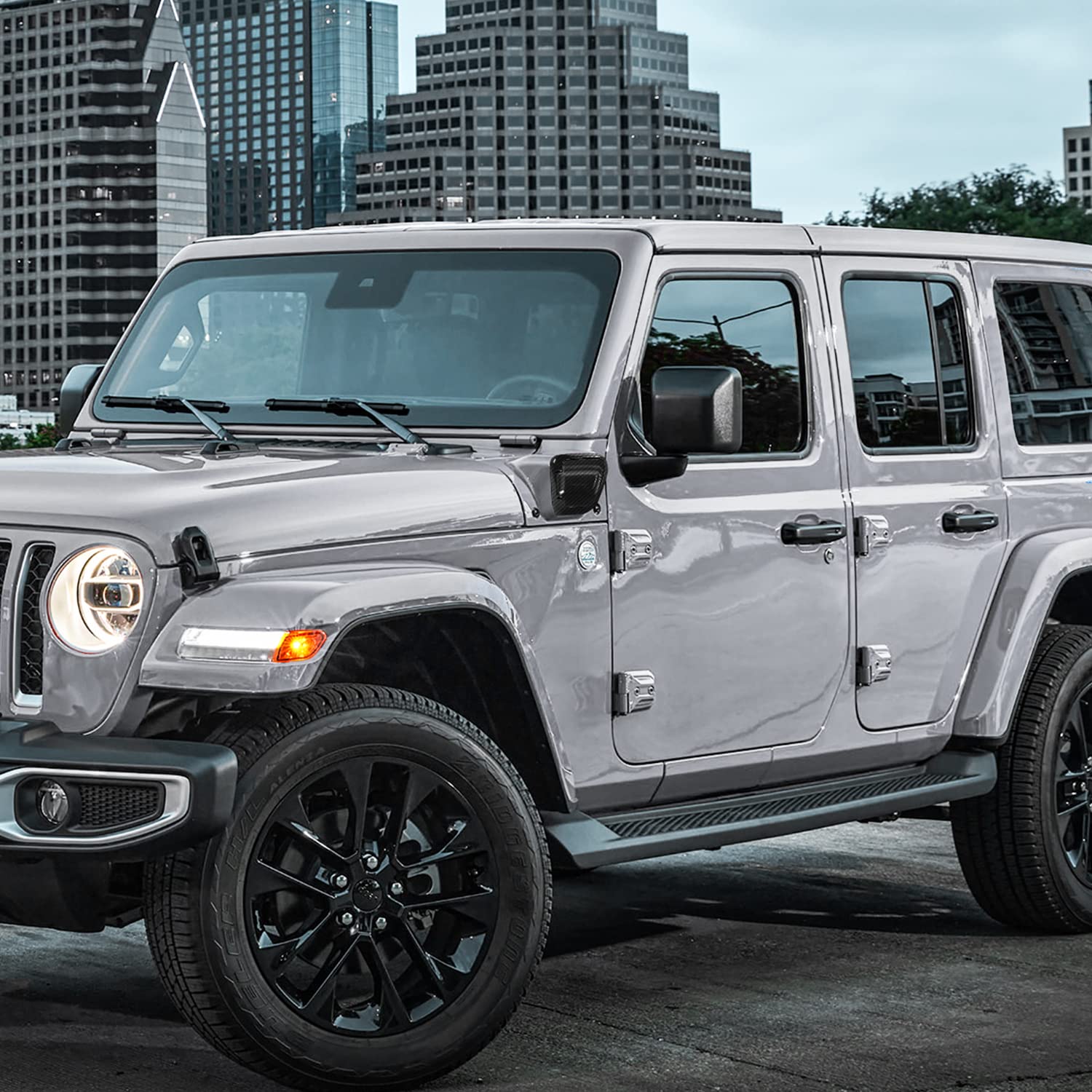 Amazon | JWWY 充電カバートリム 充電ポートカバー 2021-2024+ Jeep JL 