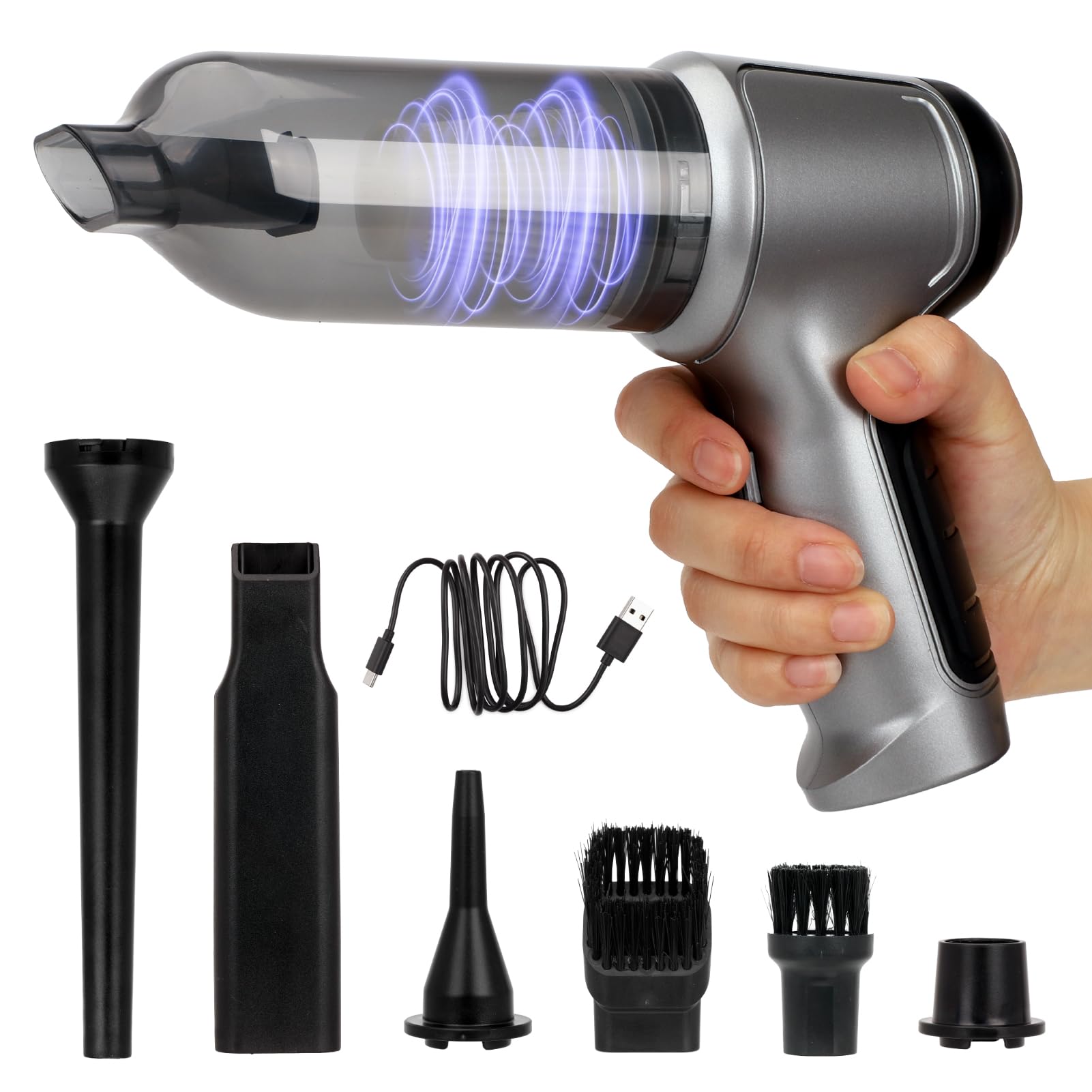 Amazon.com: Yougfin Car Vacuum Cleaner Cordless, 3 in 1 Handheld