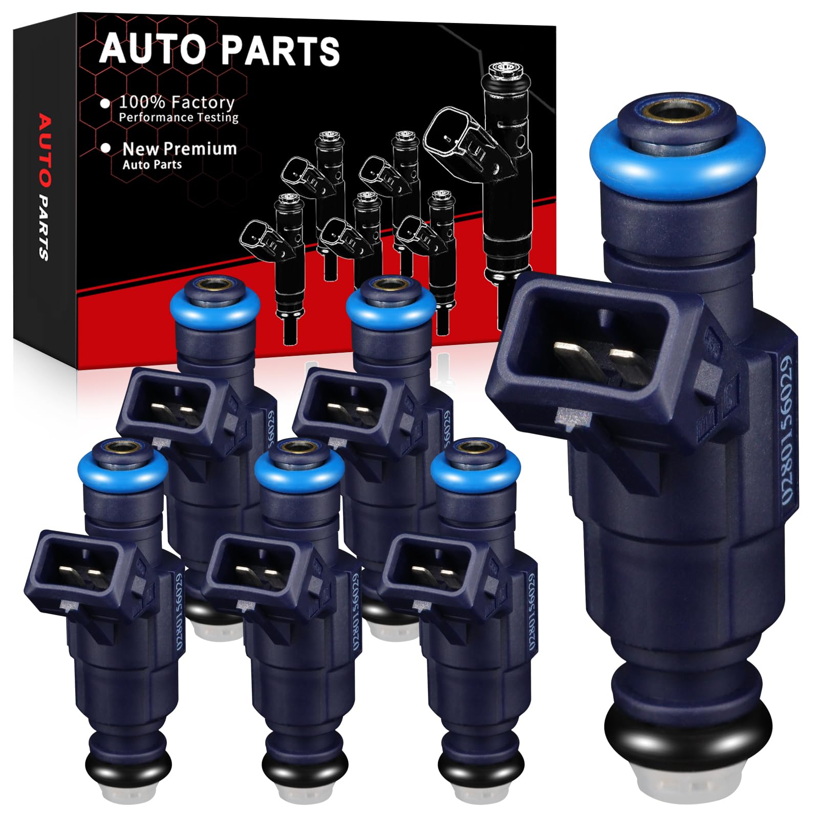 Fuel Injectors For Mazda MX-6 SET OF 6 FOR 210CC 0280156029 FUEL ...