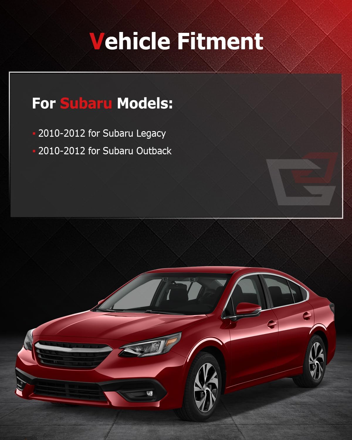 Ignition Coil Packs & Iridium Spark Plugs Fit 2010-2012 for Subaru Outback 2010-2012 for Subaru Legacy, Set of 4, 22433AA621 22433AA620