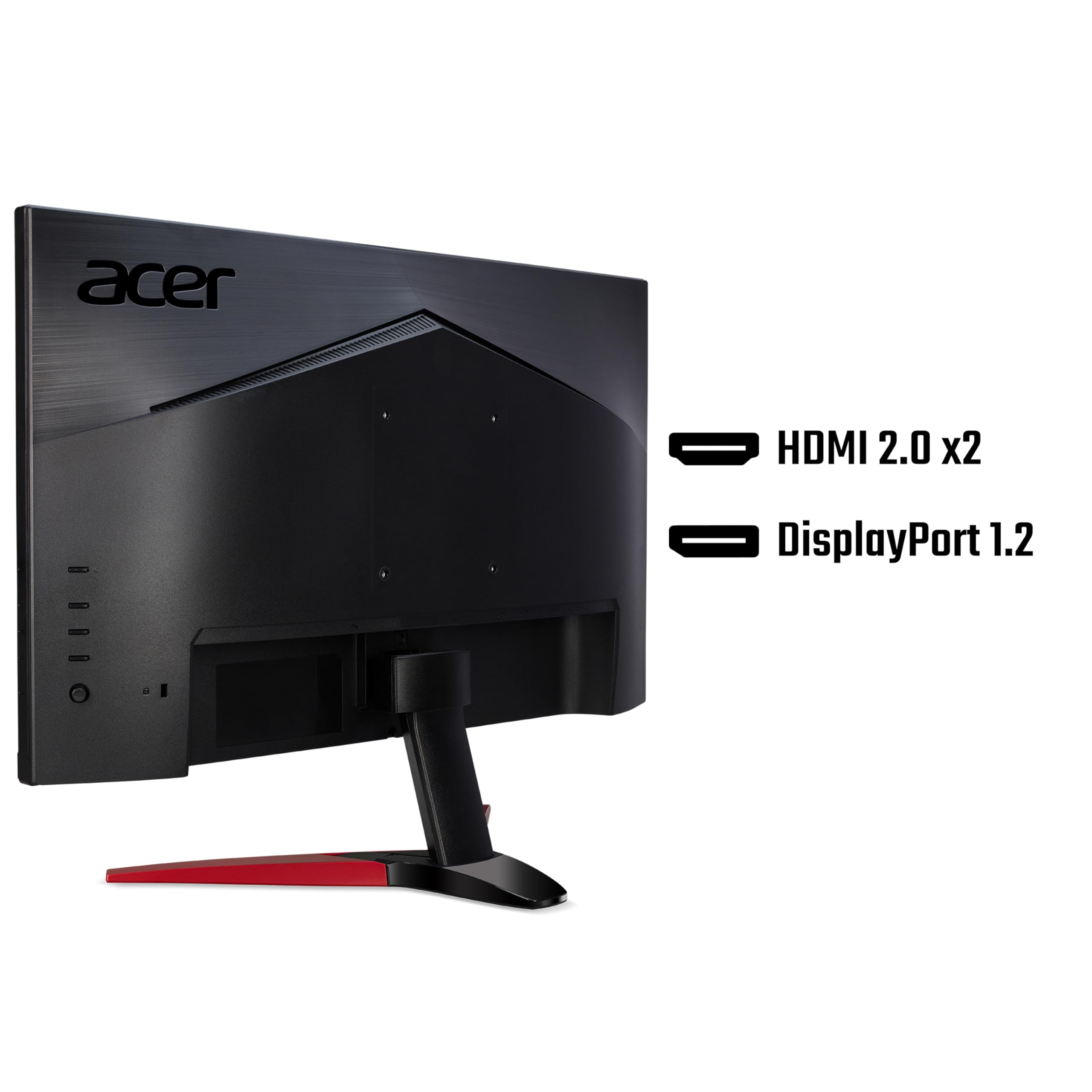 Acer Nitro KG241Y S3 Monitor para Juegos de 24 Pulgadas - Panel VA, 1920 x 1080, 4 ms, 180 Hz, FreeSync Premium, HDR 10, DP, HDMI