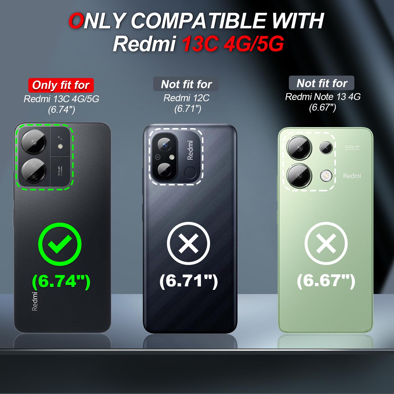 5g LeYi Coque Pour Xiaomi Redmi Note 13 Pro 5G/Poco M6 Pro 5G