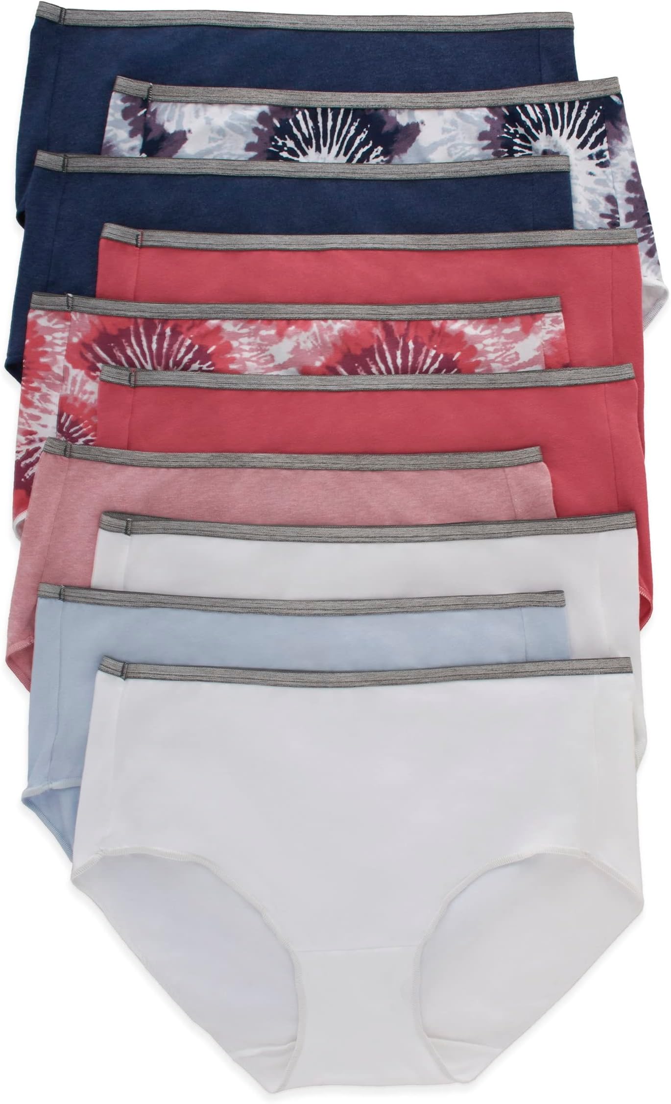 Women's Breathable Cotton Stretch Brief 10-Pack
