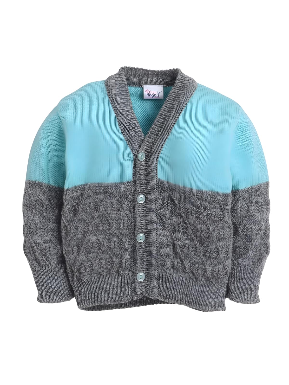 Baby Woolen Front Open Cardigan | Full Sleeves Winter Sweater for Infants & Toddlers | Warm Knit Wear for Boys & Girls (0-2 Years)-image-10