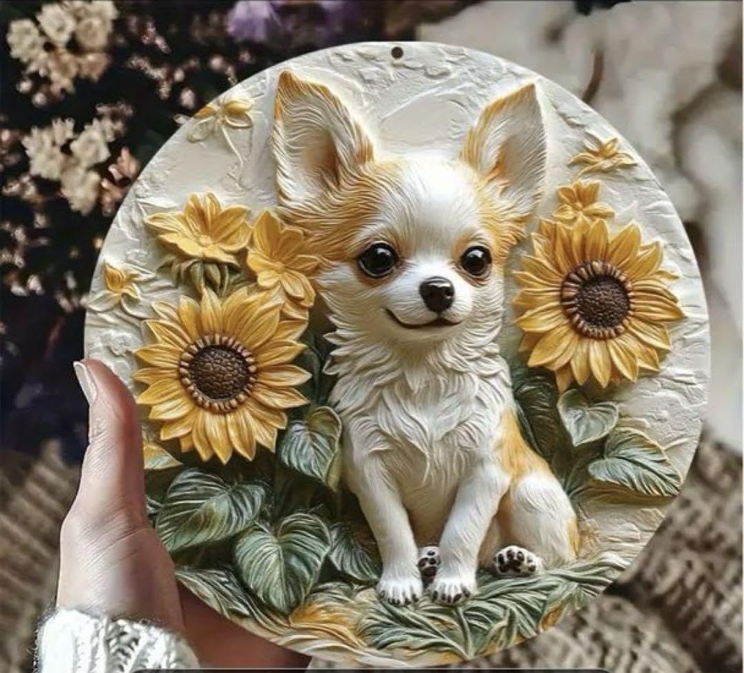 ✨️新柄✨️　チワワ　デニム　限定レアパネル　4/4 限定5枚 レアパネル生地 新柄 チワワ 犬パネル生地 - メルカリ