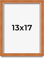 Vista 340 de Marco marrón de 18 x 24 pulgadas, marco de madera maciza de nuez de miel, ancho de moldeo de 0.875 pulgadas, profundidad de rabo de 0.875 pulgadas