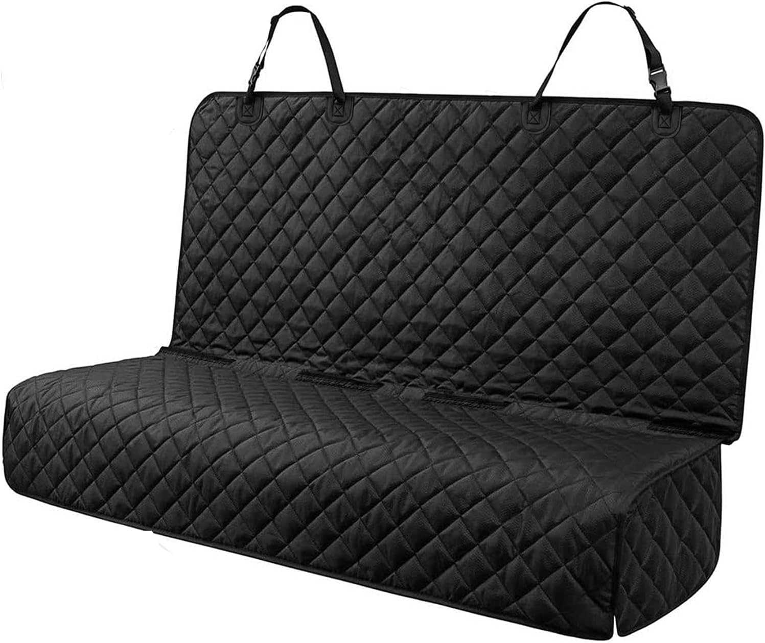 PETICON Waterproof Scratchproof Pet Bench Seat Covers for Cars, SUVs, Nonslip Durable Back Seat Cover for Dogs, Washable Backseat Protection