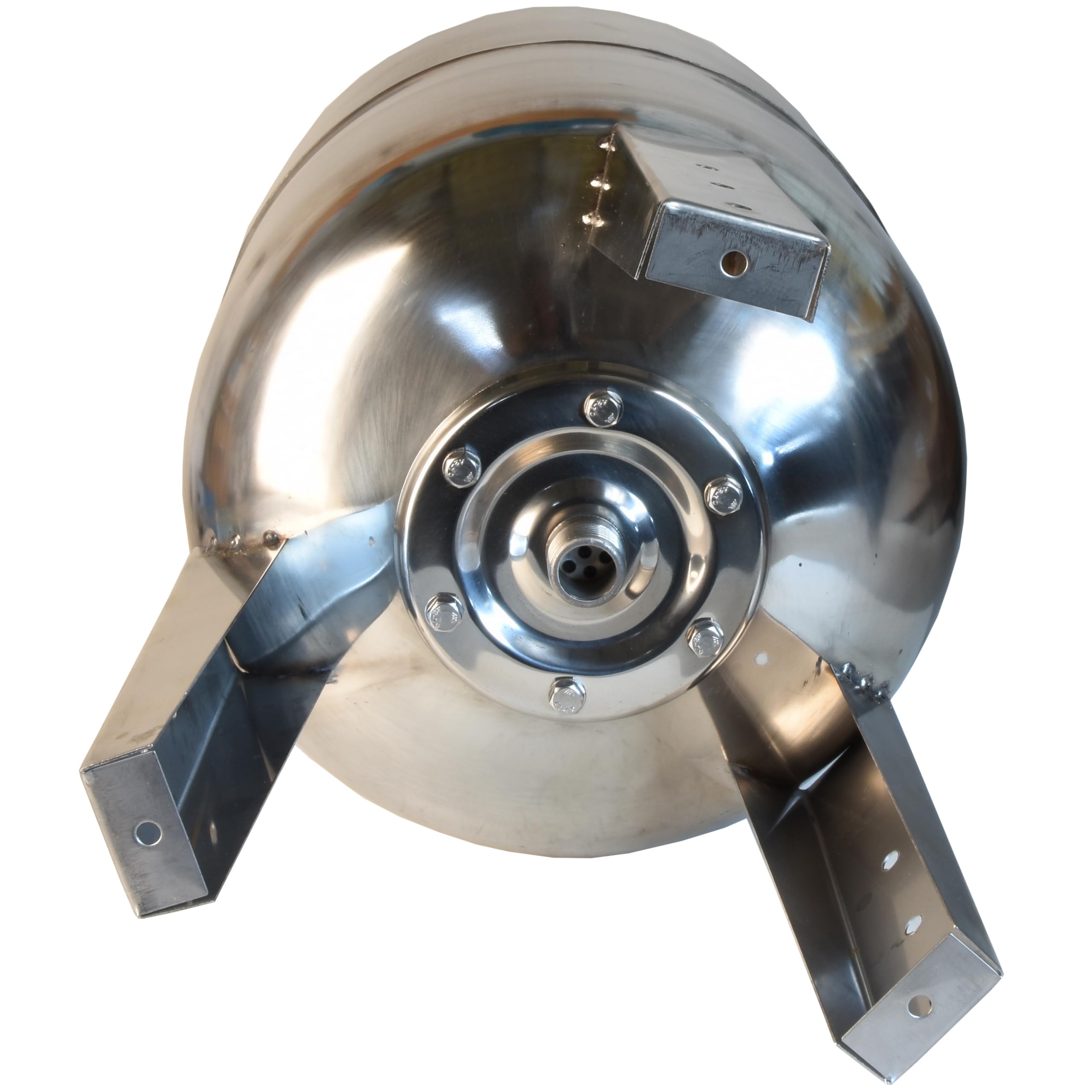 Serbatoio a Pressione 50L - per Impianti Idrici e Sistemi Autoclave - con Membrana EPDM - Vaso di Espansione per Pompa Domestica Pompa per Pozzo - Attacco da 1" - Acciaio INOX - Verticale 50 Litri