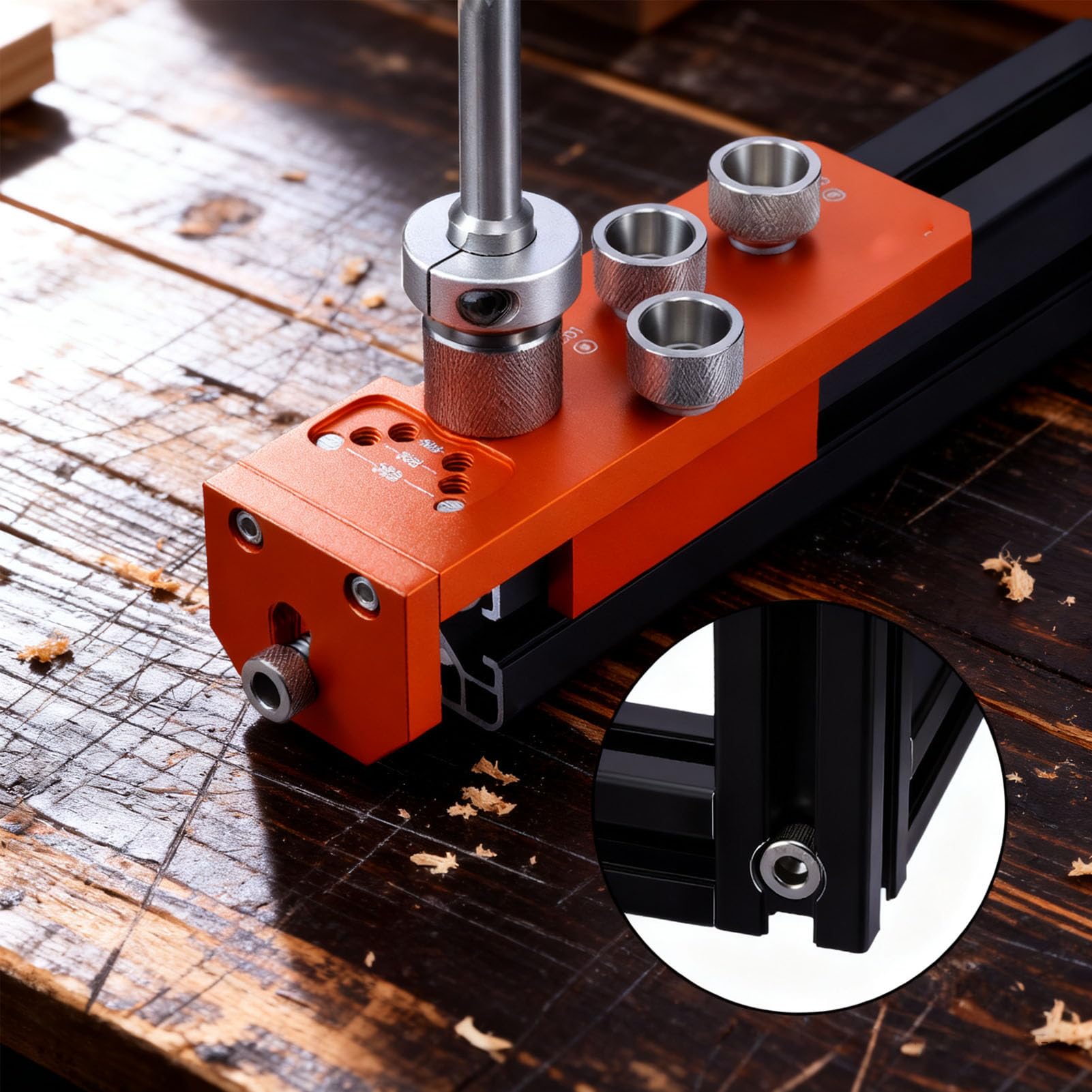 YWBL-WH Guide de Perçage pour profilé en Aluminium pour Positionnement