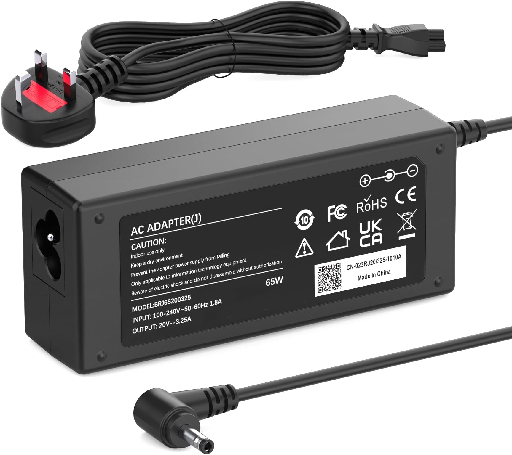 65W Laptop Charger Compatible with Lenovo Ideapad 3 5 330 330S 320 320S 310 100 110 120S 130 S130 S340 S540 S740 510 520 530S Yoga 510 520 530 Flex 4 5 6 Miix 510 520 Pa-1450-55Lk Power Supply Adapter