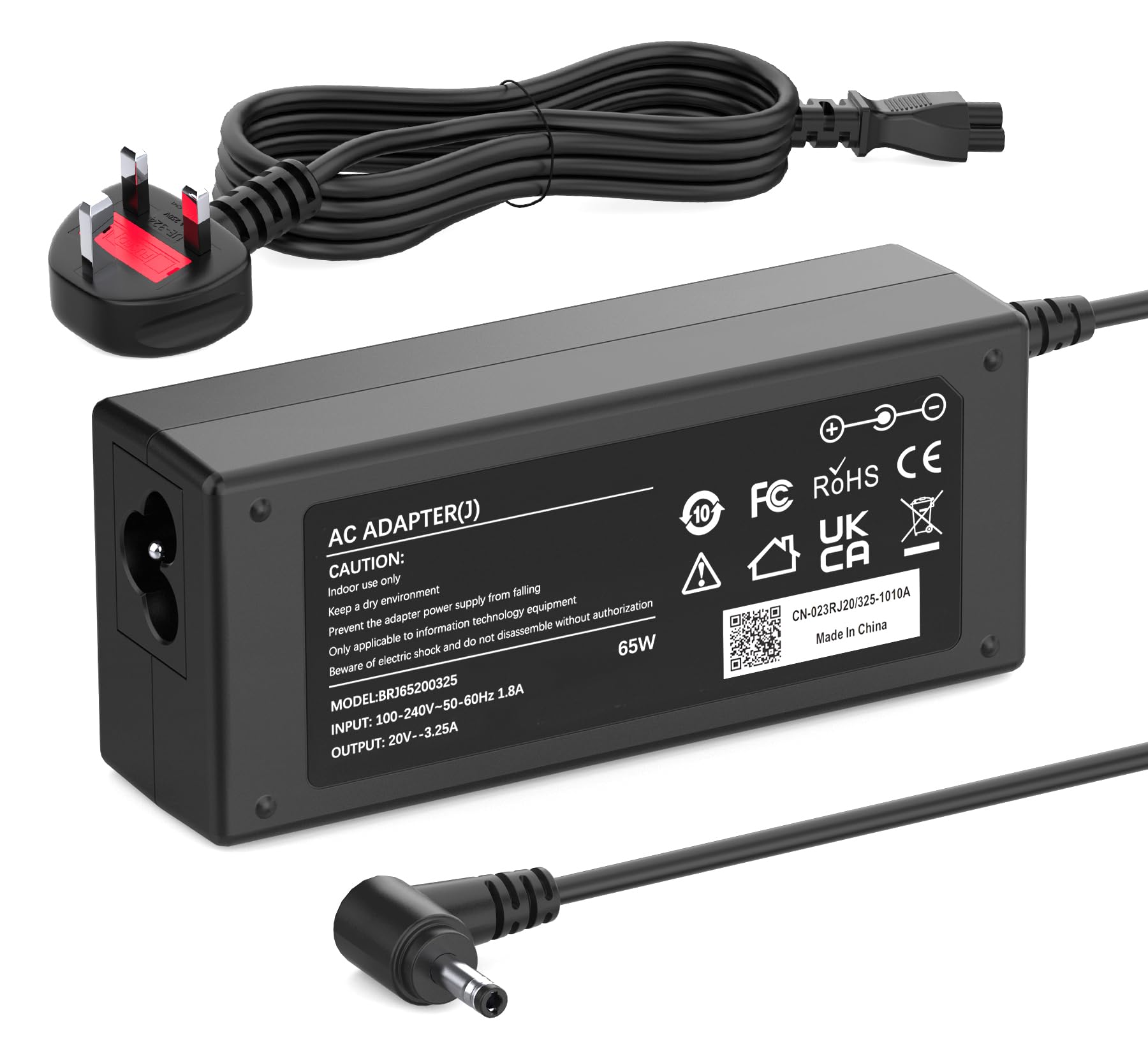 65W Laptop Charger Compatible with Lenovo Ideapad 3 5 330 330S 320 320S 310 100 110 120S 130 S130 S340 S540 S740 510 520 530S Yoga 510 520 530 Flex 4 5 6 Miix 510 520 Pa-1450-55Lk Power Supply AdapterCarbonfree Certified