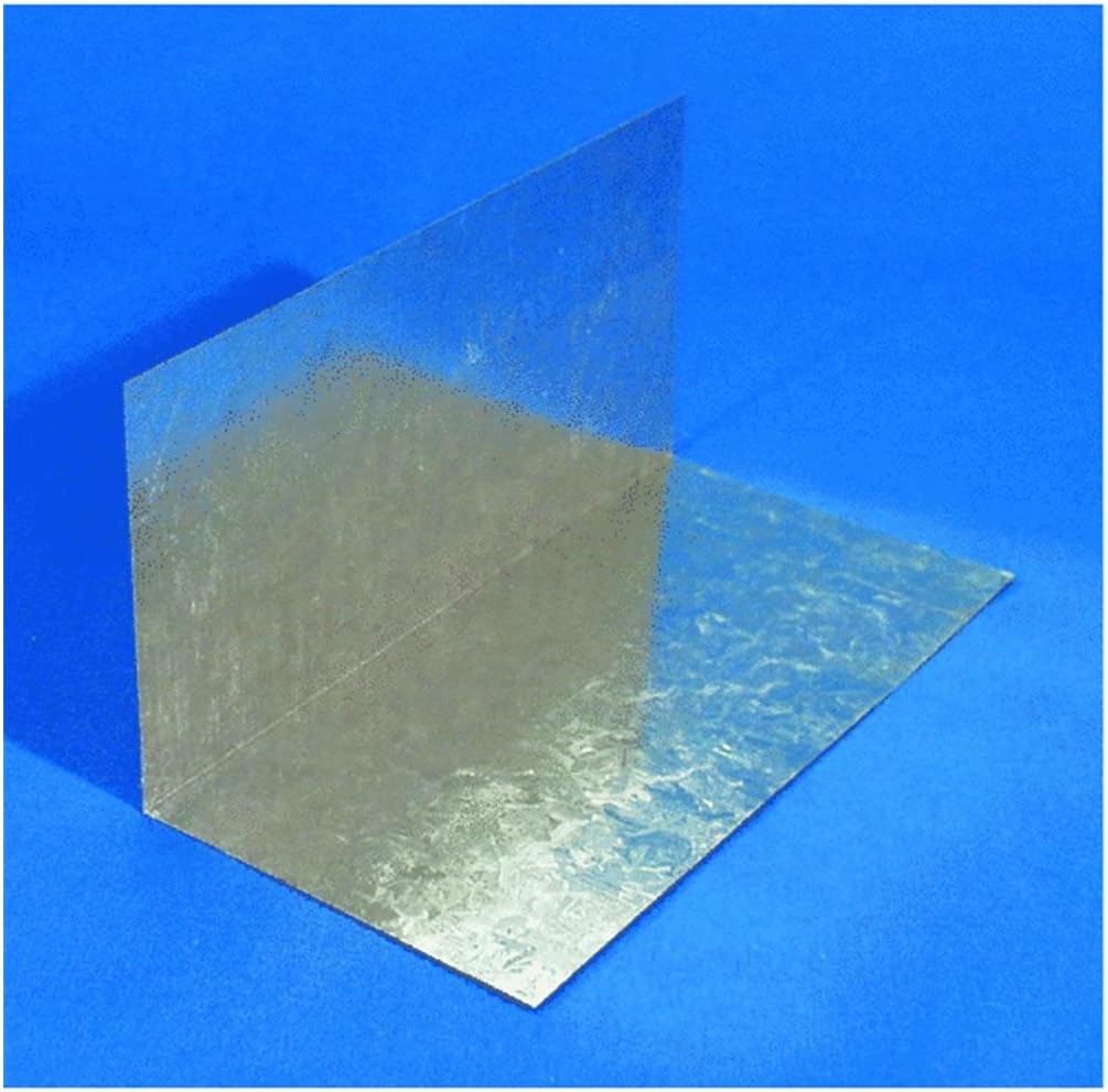 Amerimax 70708 Galvanized Prebent Flashing Shingle, 4" X 4" X 8" (Pack Of 100)