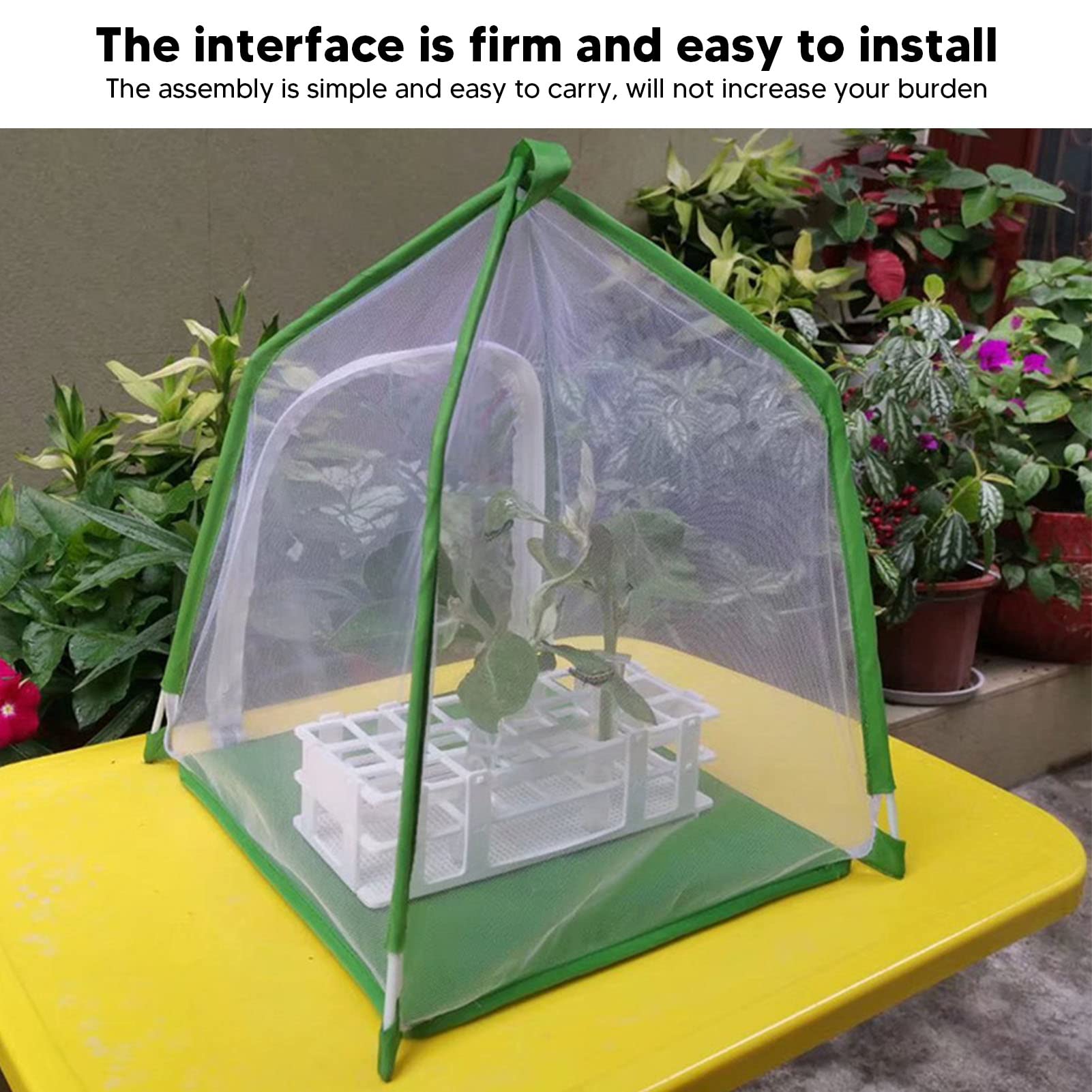 NDNCZDHC Insect Mesh Cage, House Shaped Insect Cage for Mantises Plants, Insect Collecting Cage for Science Education Experiment
