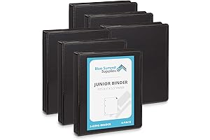 Blue Summit Supplies Miniature Binders 6 Pack