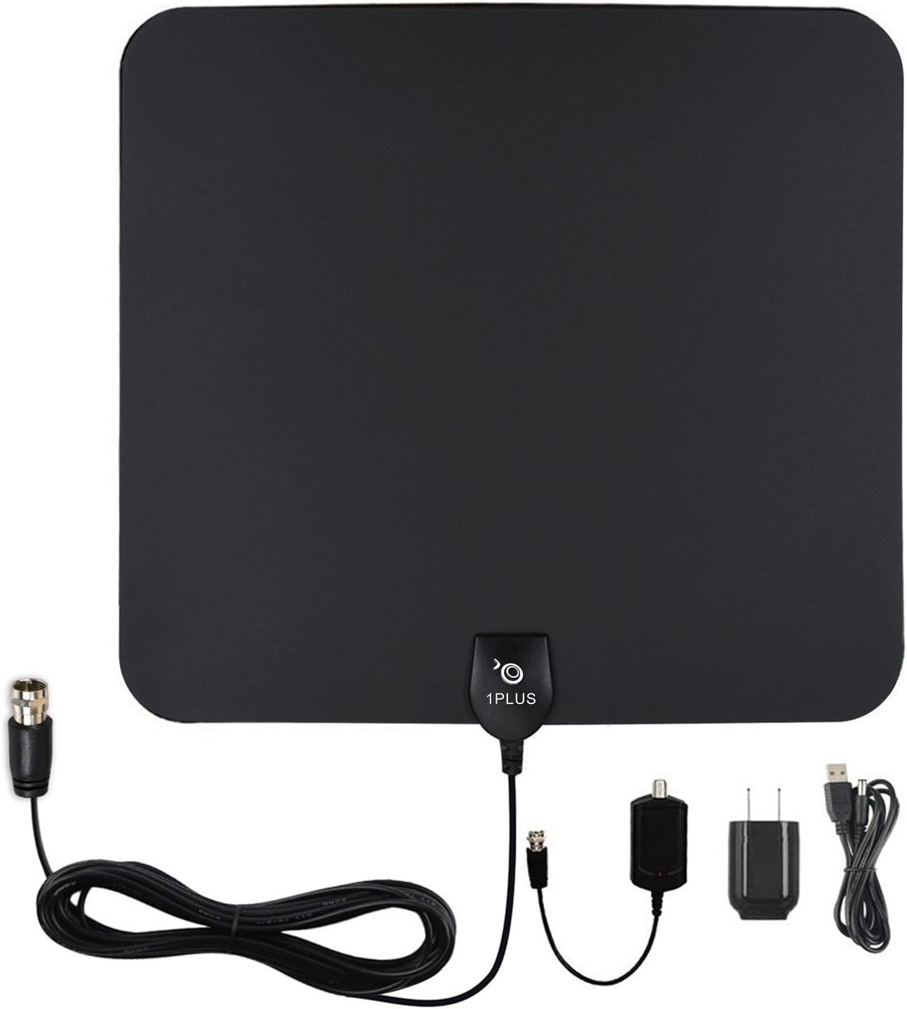 Antenna HDTV, 1PLUS Indoor Antennas 50 Miles Range HDTV
