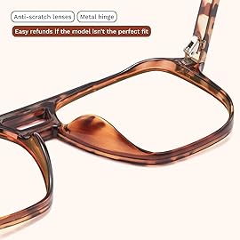 livho Vintage Aviator Blue Light Blocking Glasses, Fashion Oversized Frames with UV Protection Coating, Unisex Design