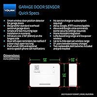 Vista 3 de YoLink Smart Garage Door Solution Kit - Convert Any Garage Door to Smart in Seconds! Battery-Powered, No-Wires, No-Tools Super-Easy Installation.