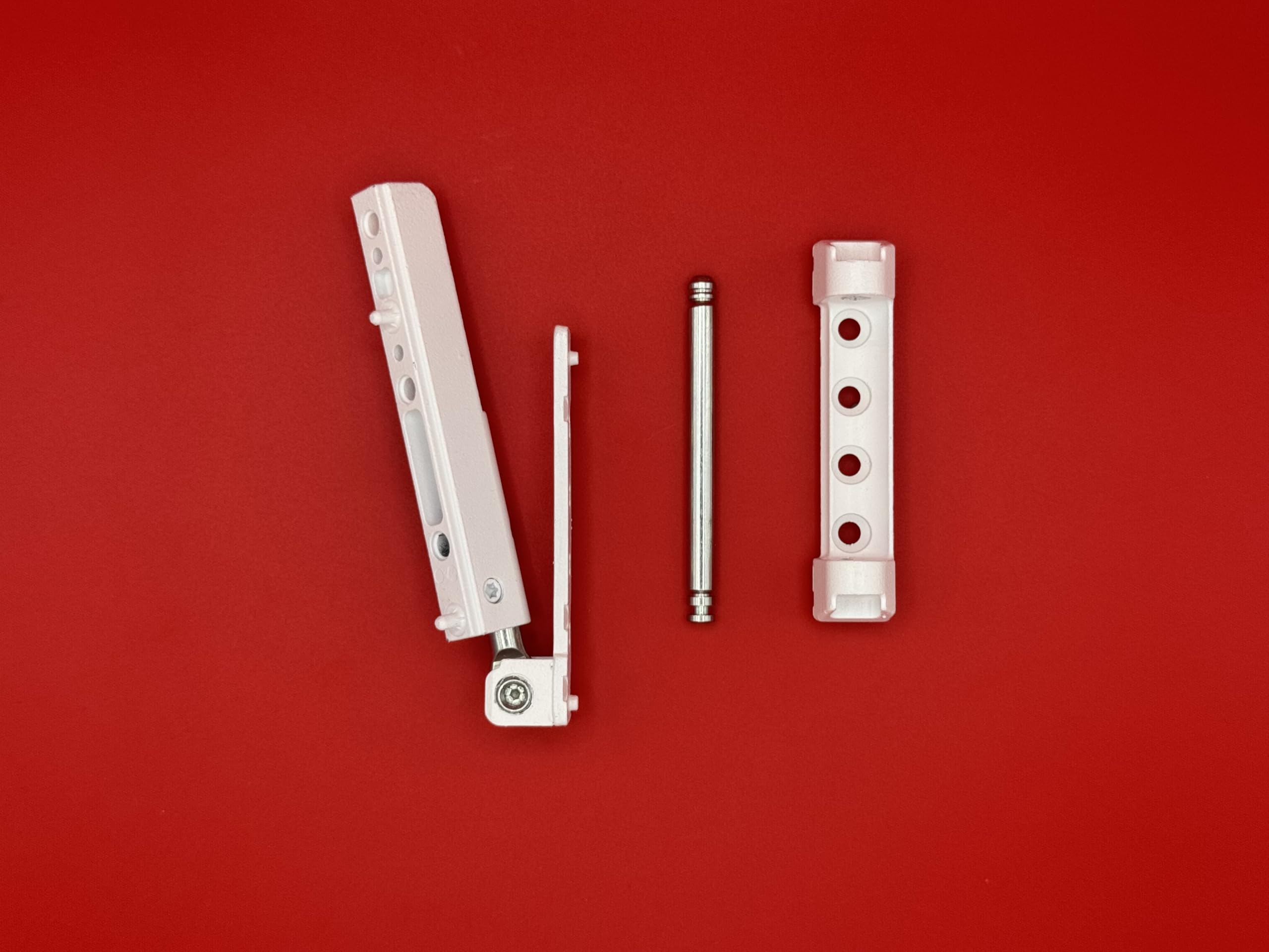 Maco Tape Side Set Consisting of Corner Bearing and Scissor Bearing Multi-Matic/Multi-Trend 100 kg Consisting of 52483 + 52478 + 204039 (Corner Bearing + Scissor Bearing Painted White)