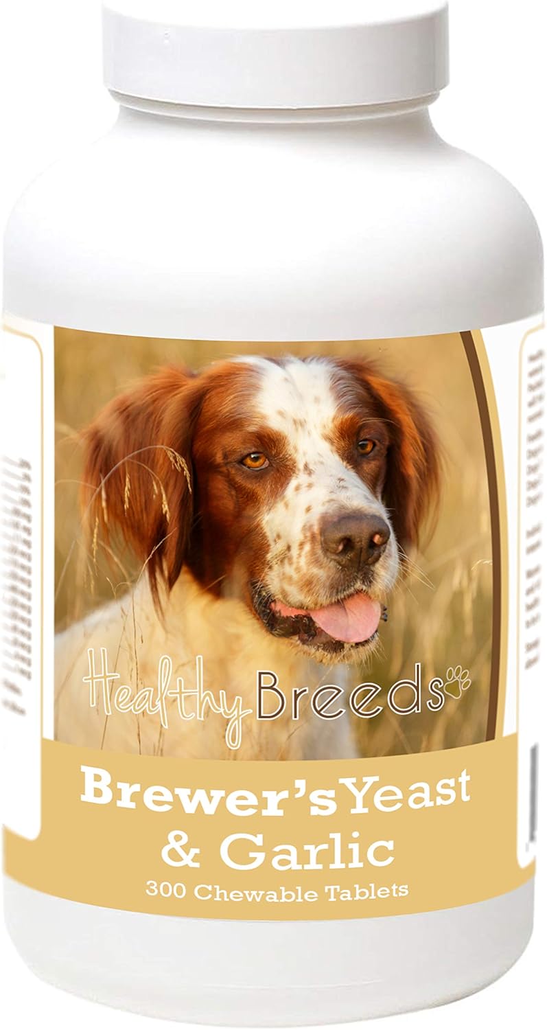 Healthy Breeds Dog Brewer's Yeast Garlic Tablets for Irish
