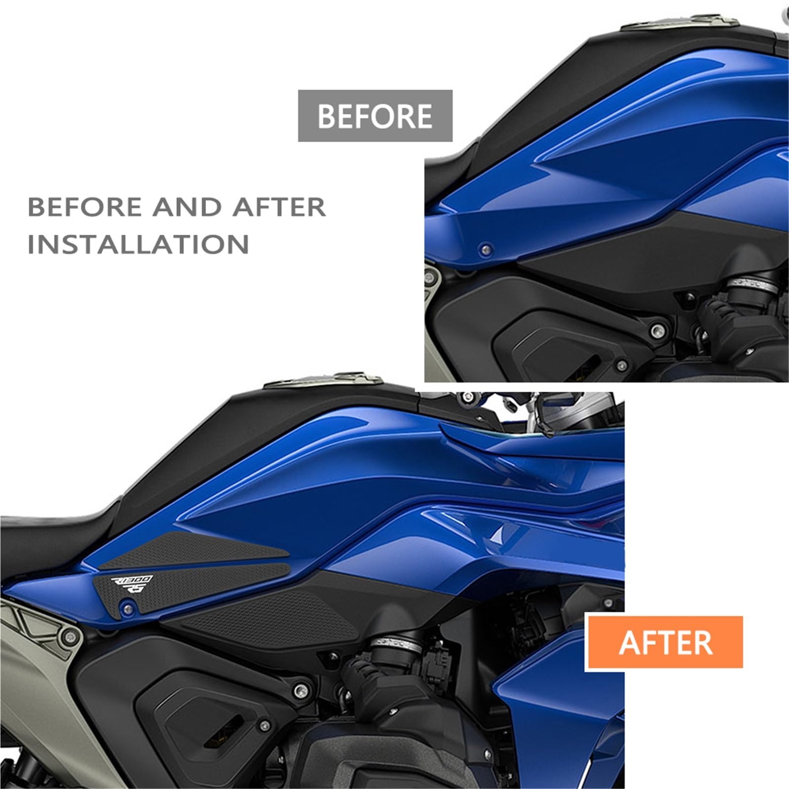 Kraftstoff Tank Aufkleber Motorrad Pad Traktion Zubehör Für BMW R1300RS R1300 RS 2025 2026 Schutz Dekoration