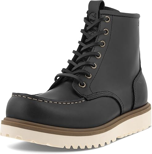 ECCO Staker Moc Toe Tie - Botas de encaje prémium
