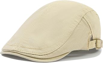 Mens Vintage Newsboy Cap Ivy Irish Adjustable Beret Driving Hat
