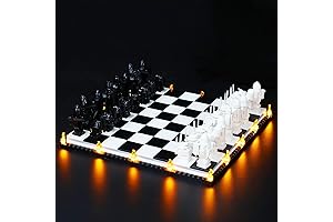Incredible LED Chess Light Kit: Illuminating the Magical Wizard's Chess