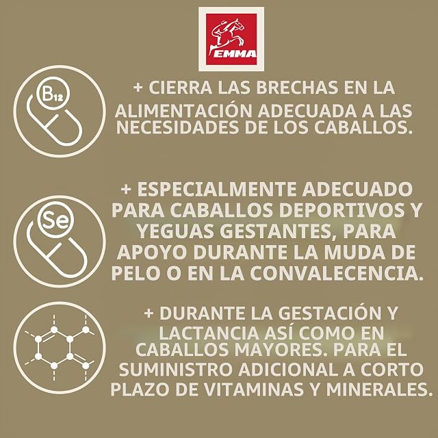 Foto 7 de 8 de Vitaminas para caballos I pienso mineral líquido I vitaminas B I vitamina E caballo I complejo vitamínico b12…