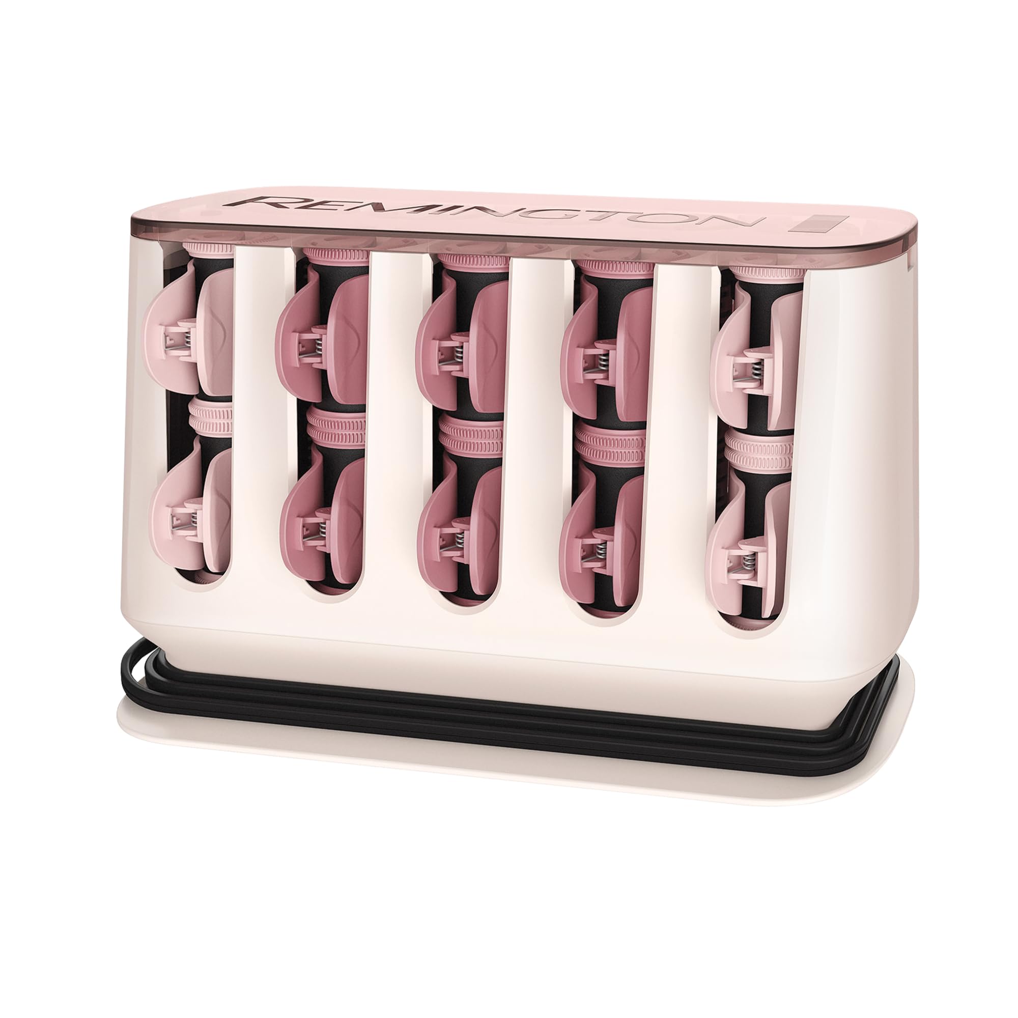 Remington Bigoudis Cheveux [Boucles Sérées et Larges] PROluxe (Coffret 20 rouleaux antidérapants 25+32mm,Céamique,Technologie Intelligente OPTIHeat,chaleur constante ciblée) Bigoudis chauffants H9100