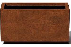 VERADEK Corten Steel Series Long Box Planter