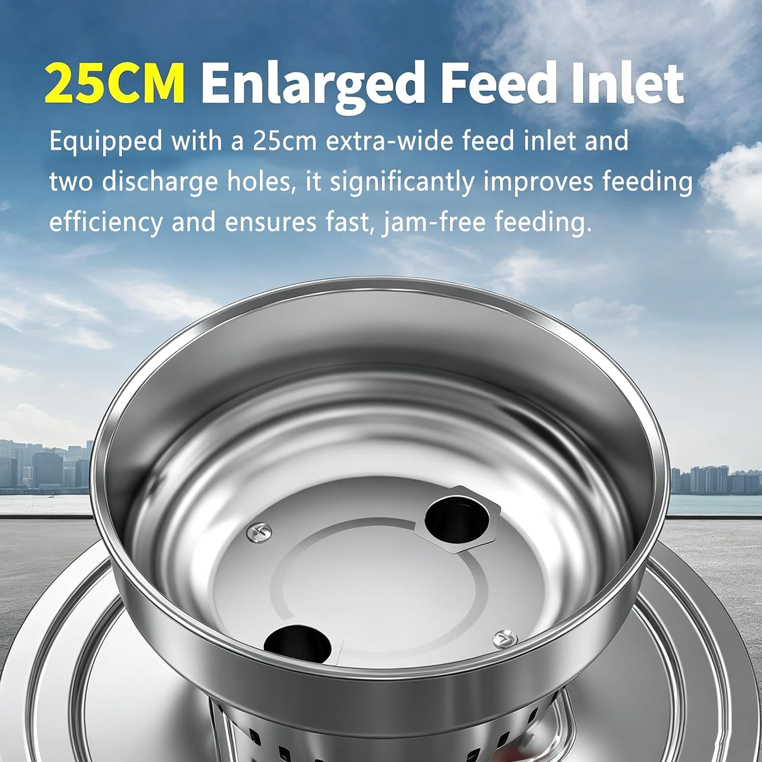 Macinino per Cereali Secchi da 30/40 Litri, 1200/1500/1800 W, Macina Cereali, Finezza Regolabile, Ampia Apertura di Alimentazione, con Setaccio E Lama, per Cereali, Frutta 30L 1200W