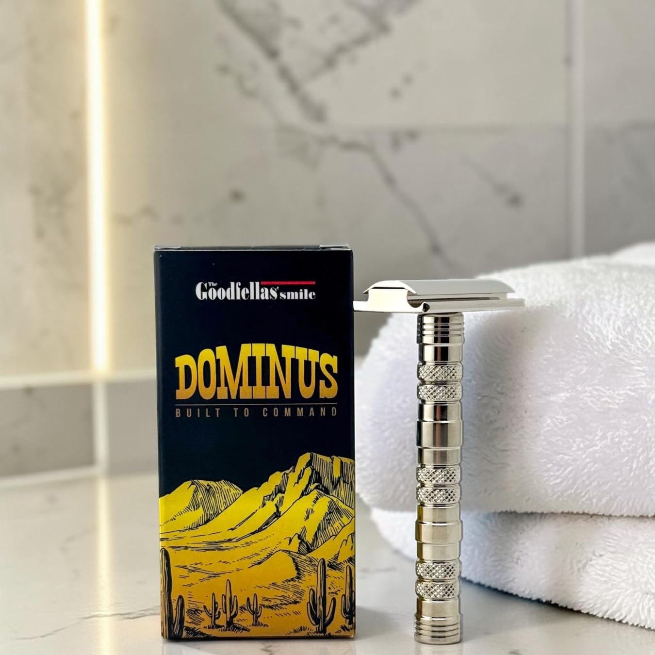 Goodfellas' Smile Dominus Chrome-Plated Brass Safety Razor, Made in Italy