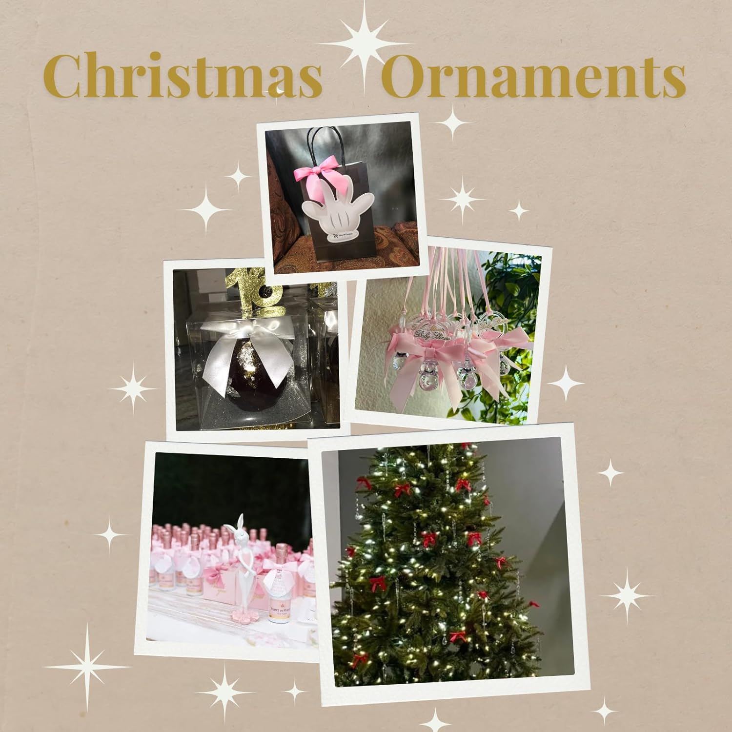 Black Gift Wrap Bows - 50pcs 3.3 Inch Elegant Bows for Gift Wrapping, Party Decorations, Wedding Decor, Birthday Presents, Holiday Gifts, DIY Crafts, Baby Shower, Anniversary, Christmas, Gift Bags - Image 7