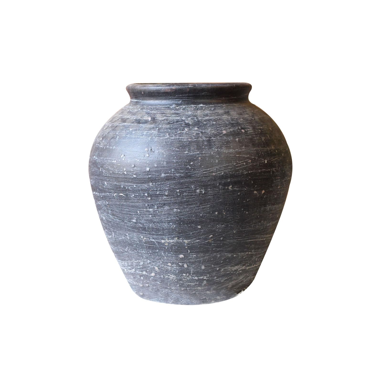 Home Decoration Stoneware Vases, Vintage Creative Vases, Ornaments for Living Room, Bedroom, Study, Entrance Hall, Farmhouse(Size:H25CM,Color:A)