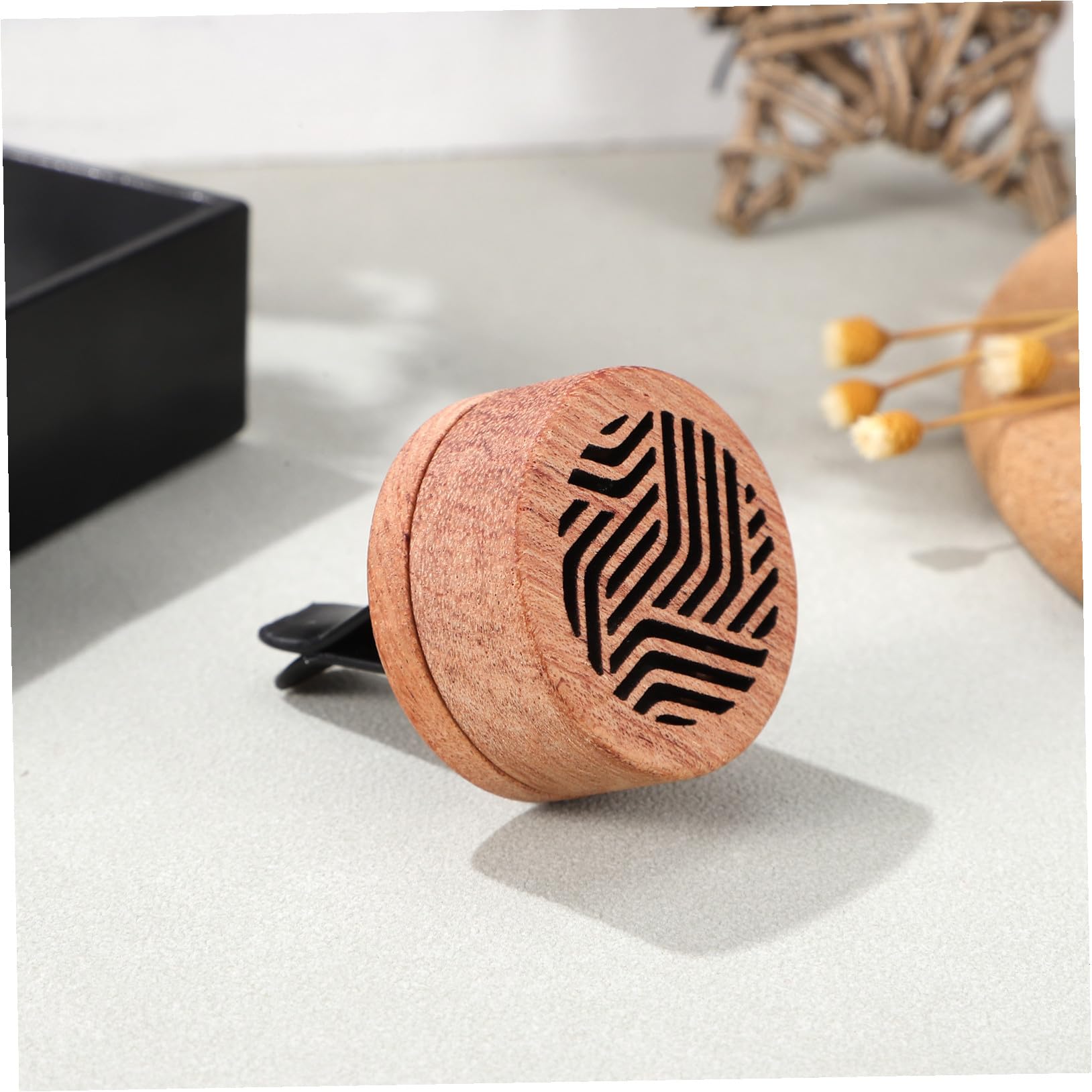 SOLUSTRE 4pezzi Diffusore Per Auto Diffusore Di Incenso Per Ventilazione Profumatore Portatile Per Veicoli Design Elegante e Compatto Per Deodorare e Rinfrescare Auto