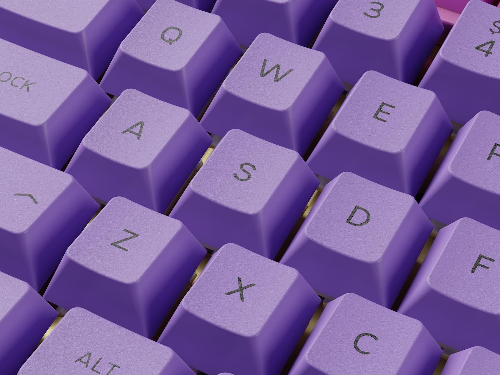 Glorious Gaming 115x GPBT Keycaps - Cherry Profile, Super Durable PBT Plastic, Eye Catching Aesthetics, Superior Sound, Original Typeface… – Ansicht 3