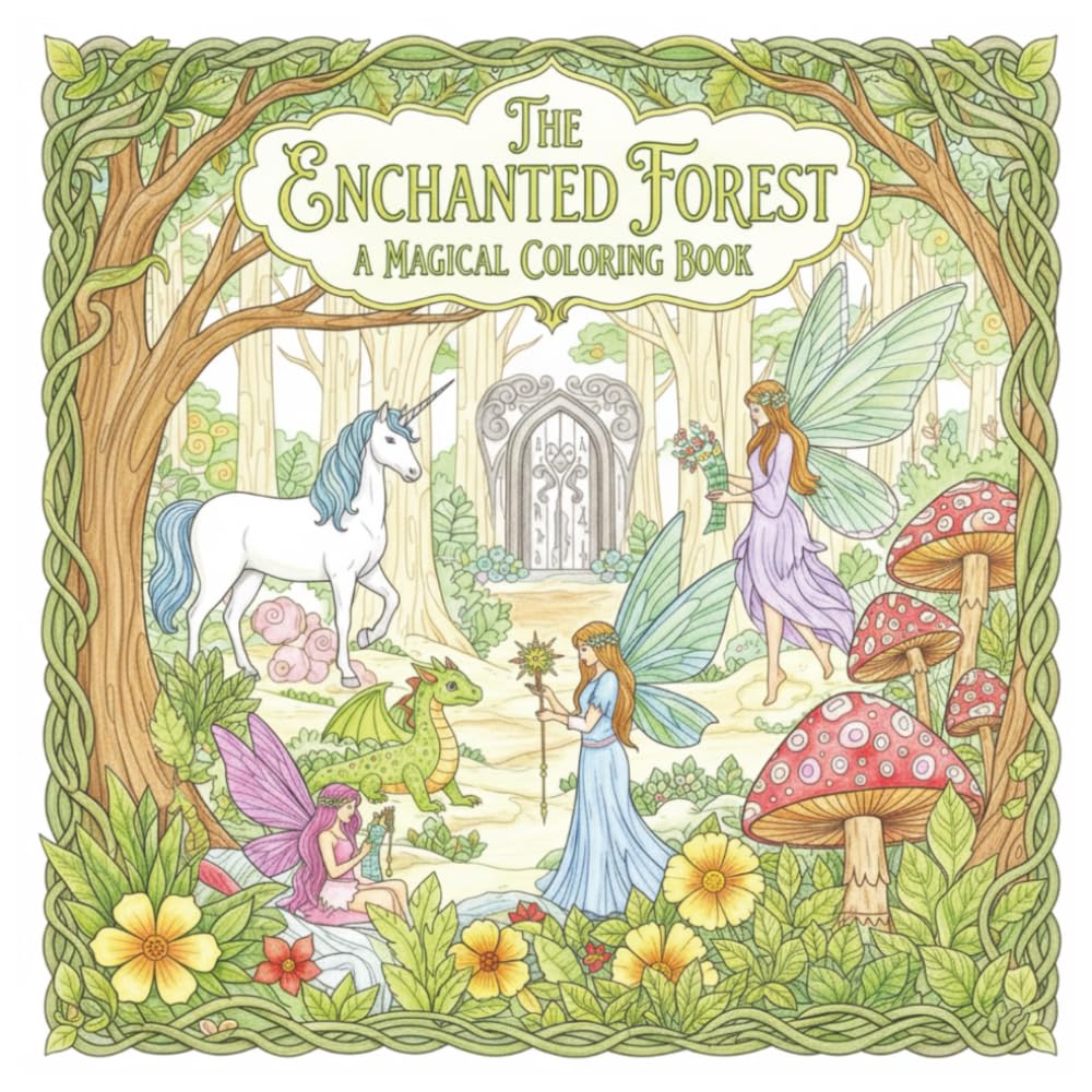 The Enchanted Forest: A Magical Coloring Book