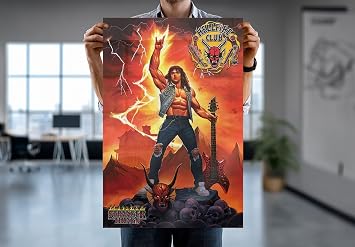 Stranger Things 4 - TV Show Poster (Hellfire Club Rock God - Eddie Munson) (Size: 24 x 36) (Laminated Poster)