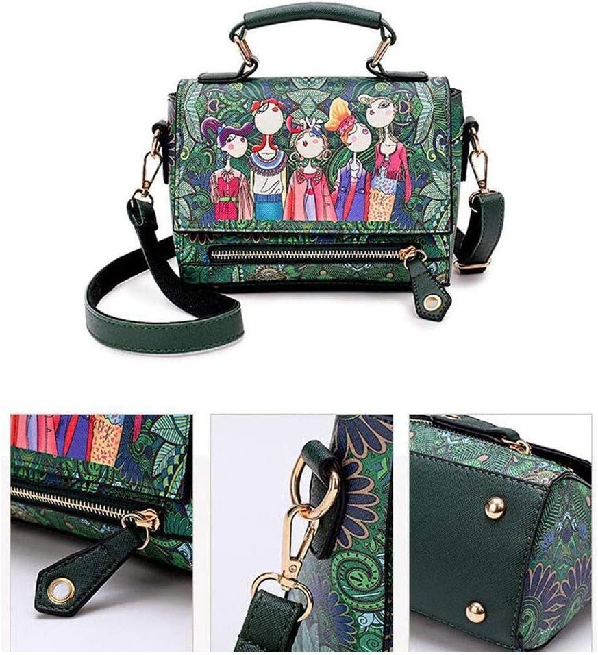 Handbag， bag，Fashion Print Crossbody Spring Soft Handbag Flip Small Square Bag Adjustable Shoulder