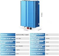 Jadeshay 500W napelemes inverter MPPT tiszta szinuszhullám 24V AC220V 5