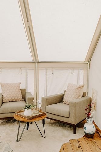 Miniatura 4 de WHITEDUCK Alpha Pro - Tienda de campaña de lona impermeable para 4 estaciones, para acampar y cazar, con marco de aluminio resistente y suelo de PVC