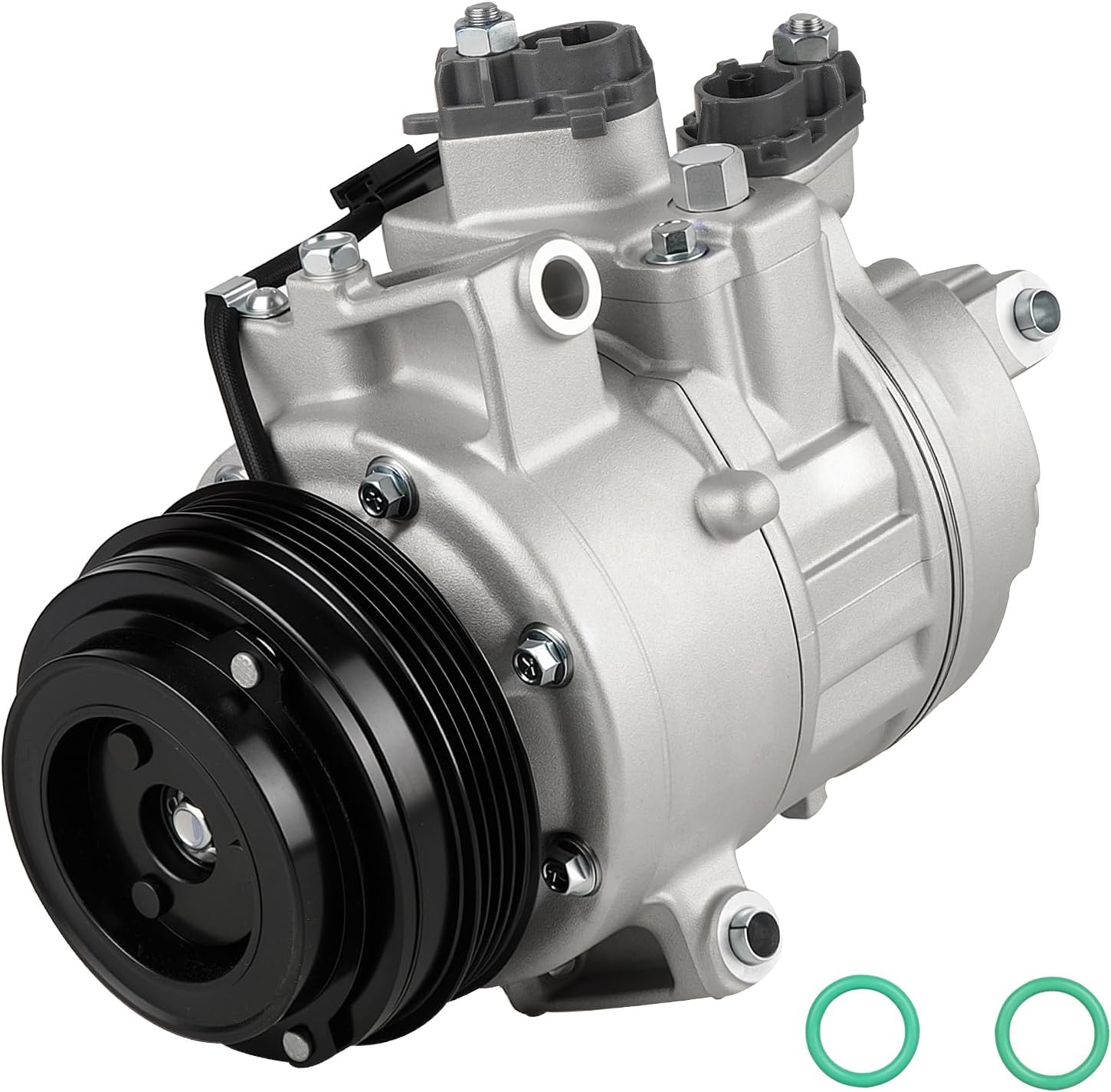 AC Compressor with Clutch Fit for 2013-2020 Ford Fusion 2.5L, 2013-2017 Ford Fusion 2L, 2013-2018 Lincoln MKZ 2L, 2016-2018 Ford Edge 2L, Replace CO 29119C, Air Condition automotive replacement