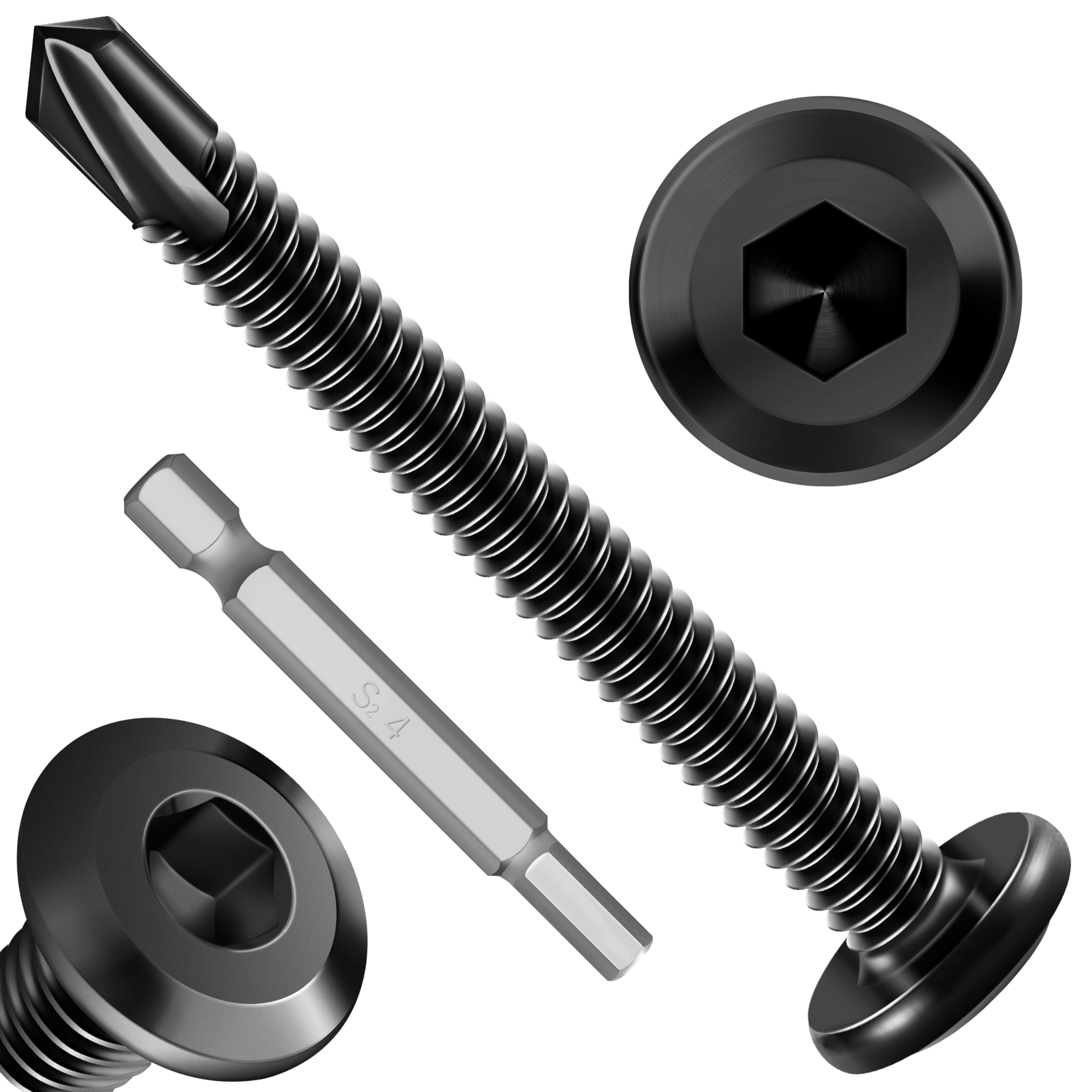 Sheet Metal Screws - 110 Pcs Stainless Steel Kit -18 Sheet Metal Screws - 110 Pcs Stainless Steel Kit -18