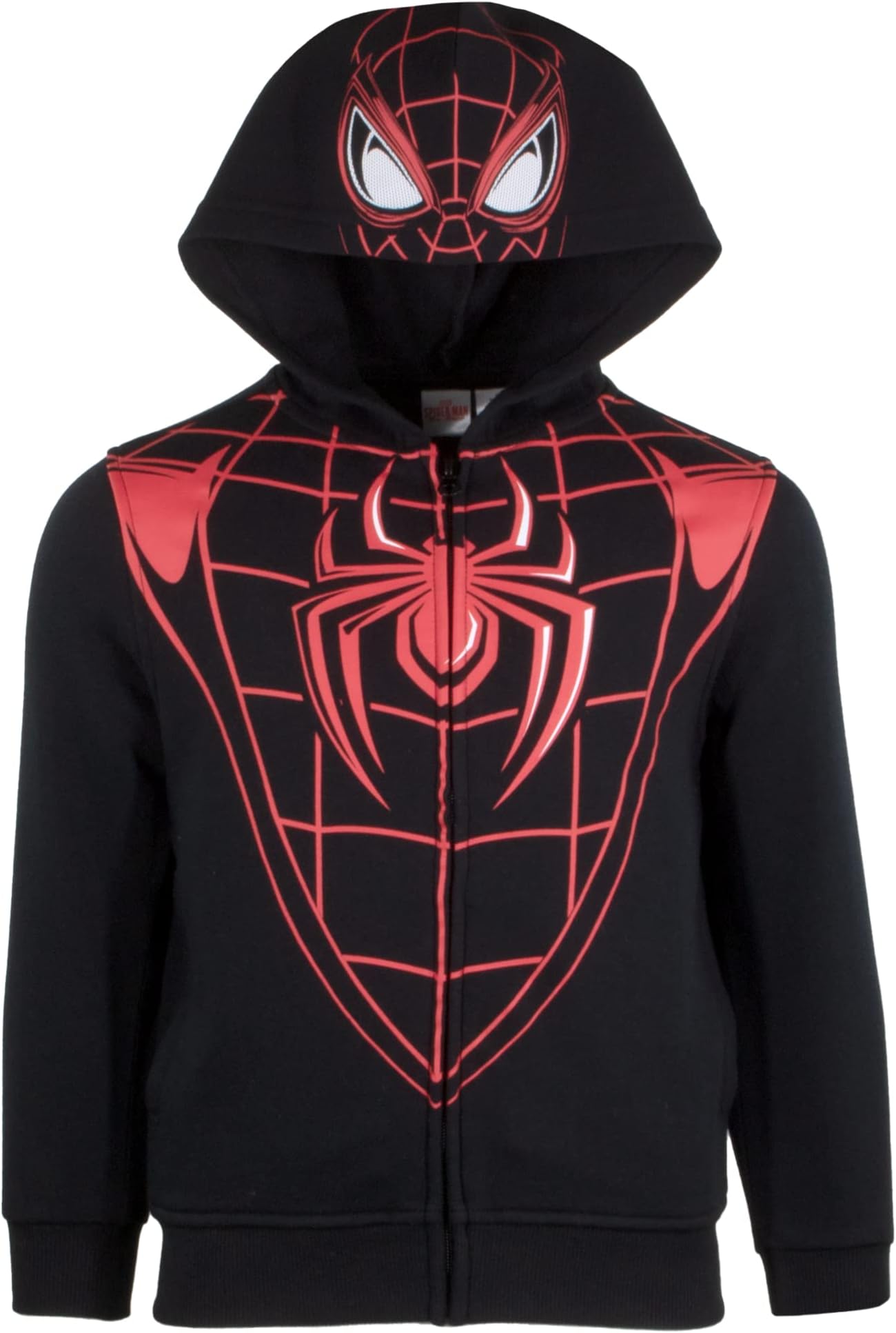 Superheroes Boys Zip-Up Fashion Hoodie for Kids, Boys Spider-Man & Avengers Costume Cosplay Hooded Sweatshirt for Kids
