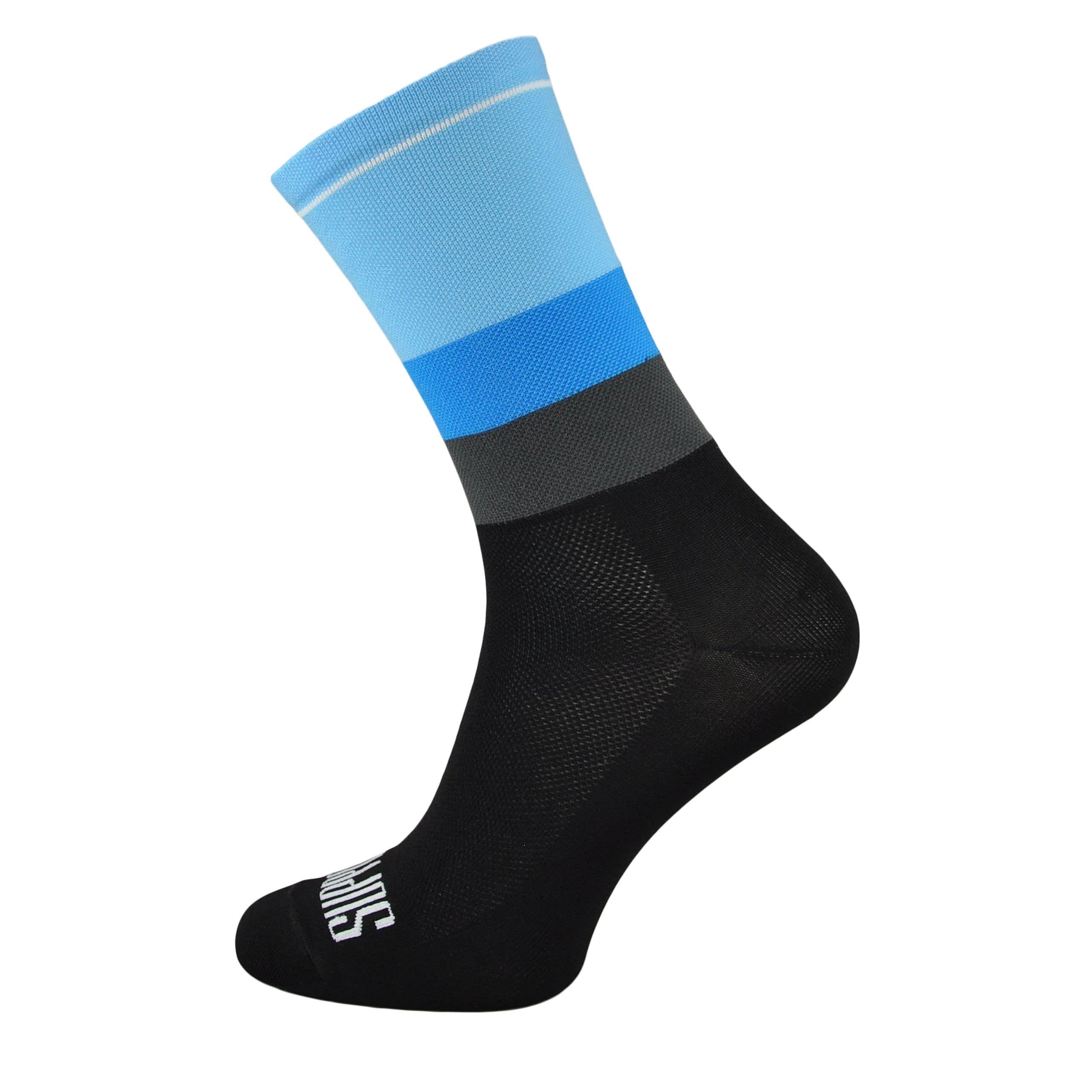 SUPPORT calzini da ciclismo da uomo tecnologia traspirante antiscivolo accessori monocolore