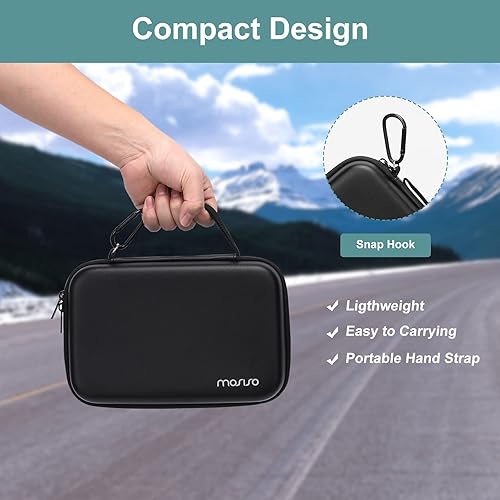 Miniatura 6 de MOSISO Funda para cámara compatible con Sony ZV-1  ZV-1F  ZV-1 II Vlog y kit de accesorios para vlogger trípode, funda de transporte de EVA