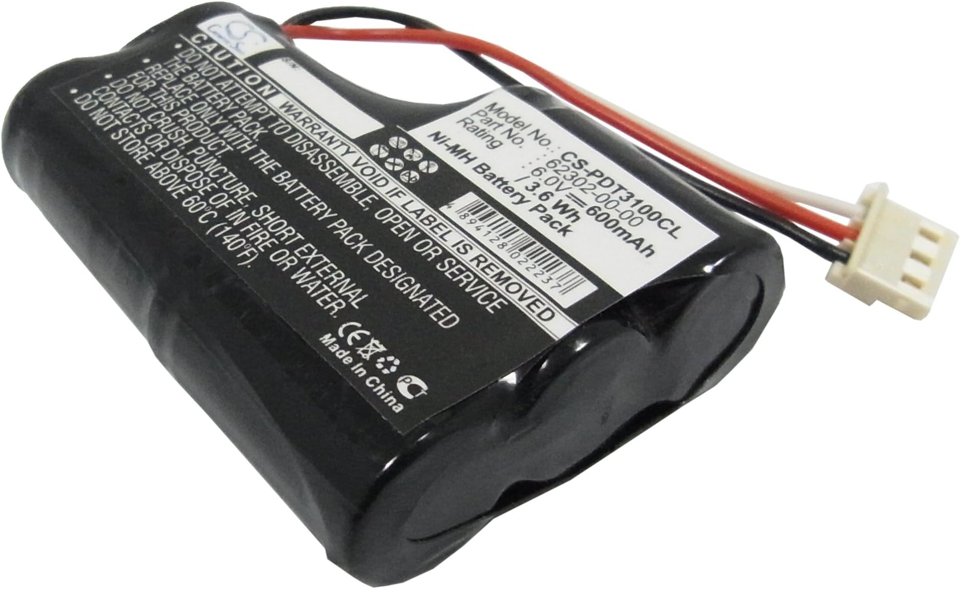 CS-PDT3100CL Battery 750mAh compatible with [Symbol] PDT 3100, PDT 3110, 3120, 3140 replaces 62302-00-00