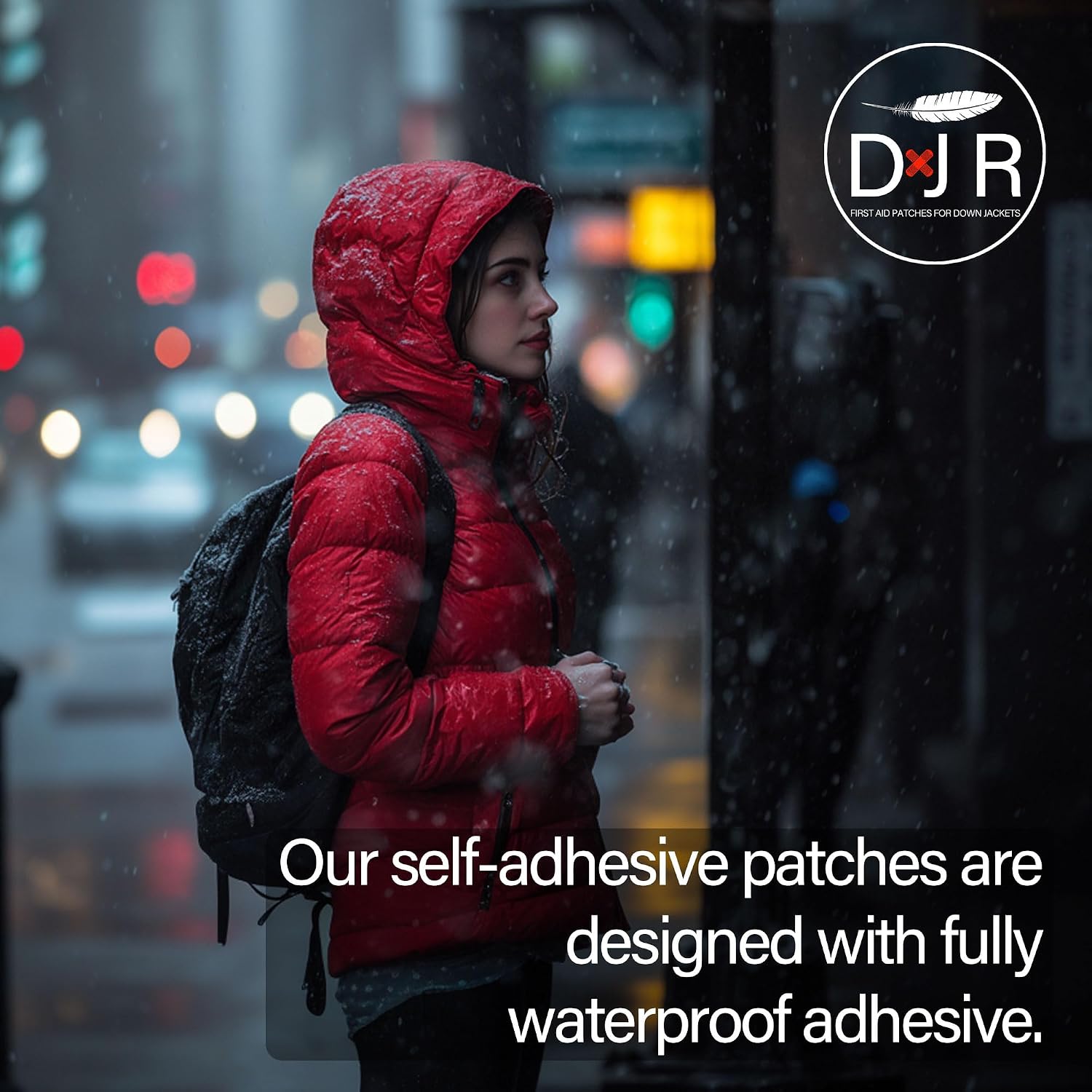 Kit-in-a-Tin - Repair Patches and Goose Down Top-Up for Down Jackets and Sleeping Bags